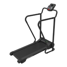 Gåbånd / Løbebånd med støtte gelænder til ældre & genoptræning (120 kg, 1–10 km/t) | Ergo Fit